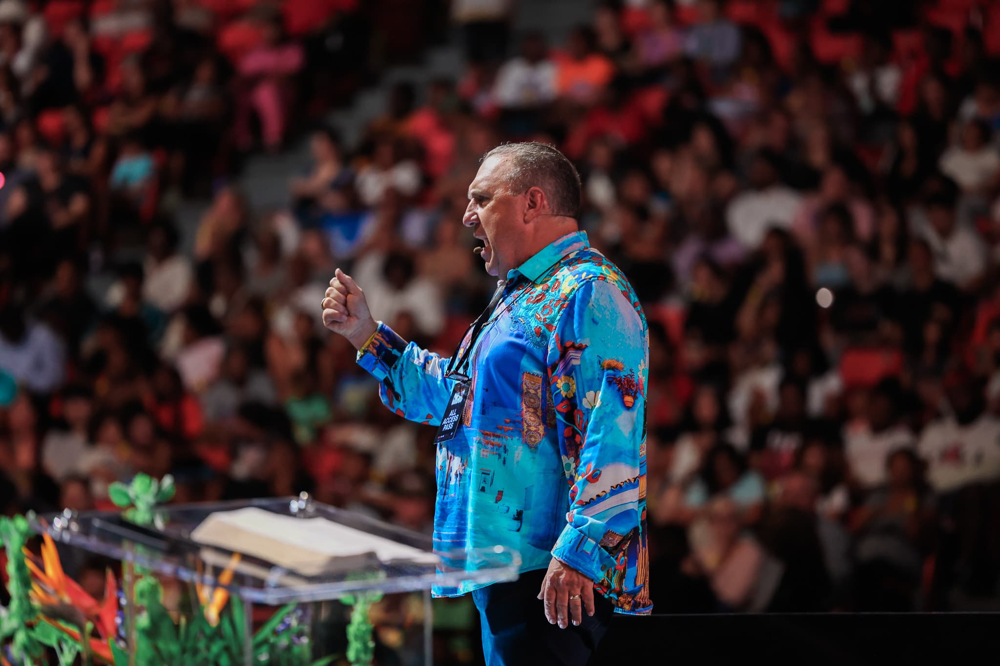Dr. Rodney Howard-Browne ministering at Men's Conference